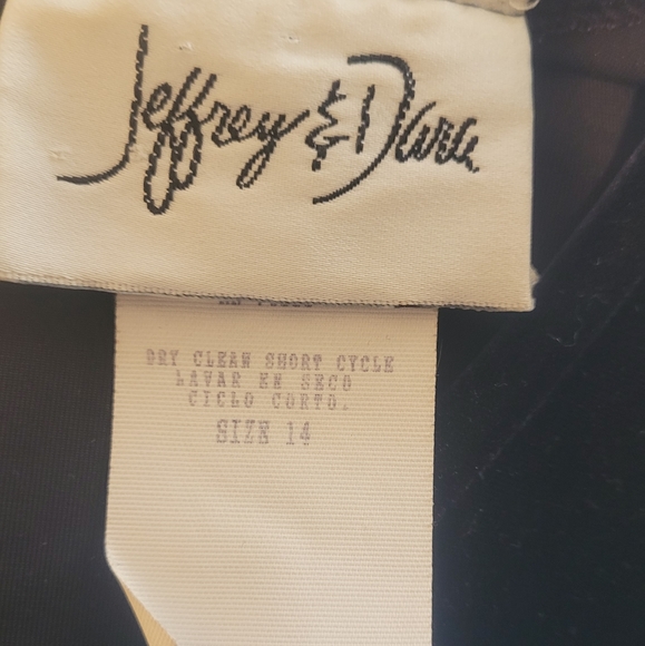 VTG 90s Velvet Dress - Picture 5 of 6